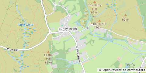 Map of Burley, Hampshire