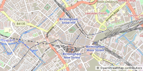 Map of Birmingham