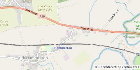 Map of York, North Yorkshire