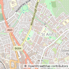 Map of Nottingham