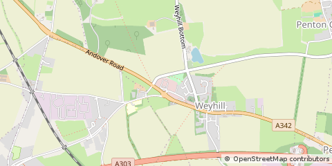 Map of Andover, Hampshire