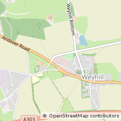 Map of Andover, Hampshire