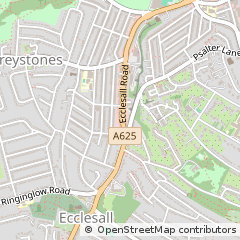 Map of Sheffield