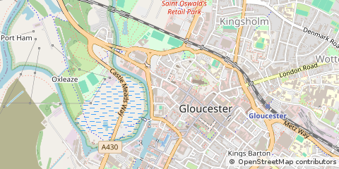 Map of Gloucester