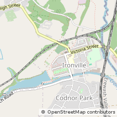 Map of Ironville, Derbyshire