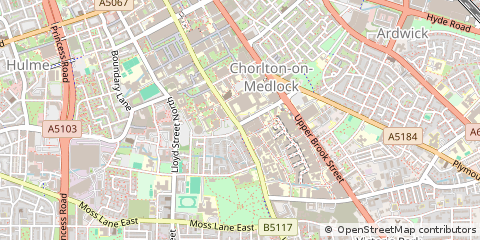 Map of Manchester