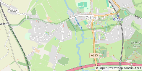 Map of Sevenoaks