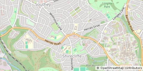 Map of Sheffield