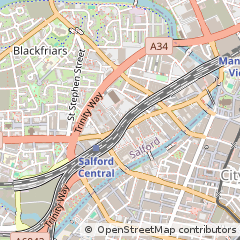 Map of Salford