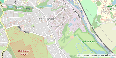 Map of Colchester, Essex