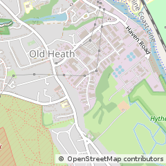 Map of Colchester, Essex