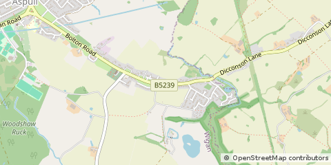 Map of Wigan