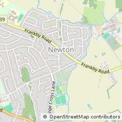 Map of Wirral, Merseyside