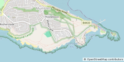 Map of Swansea