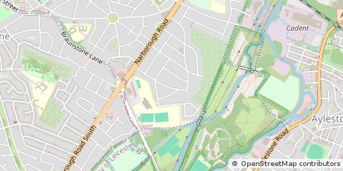 Map of Leicester