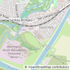 Map of Warrington, Cheshire