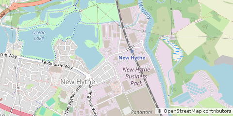 Map of Romford, Essex