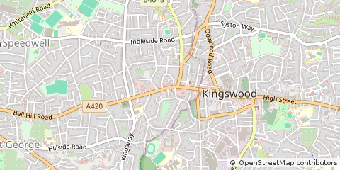 Map of Bristol, Avon