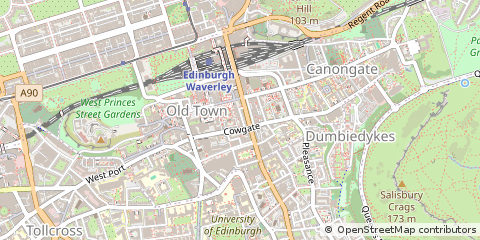 Map of Edinburgh