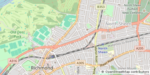 Map of Surrey