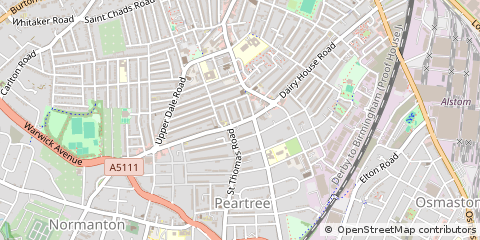 Map of Derby
