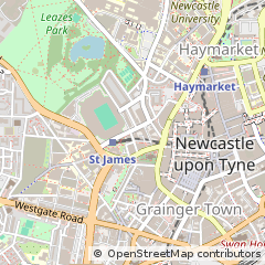Map of Newcastle Upon Tyne