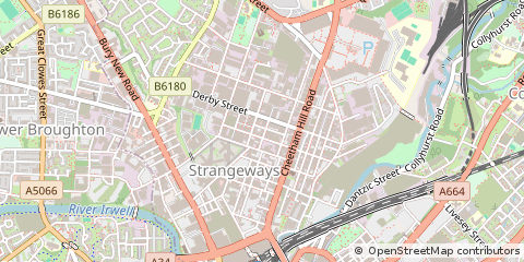 Map of Manchester