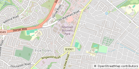 Map of Poole