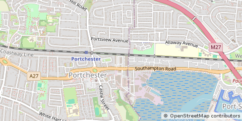 Map of Fareham, Hampshire