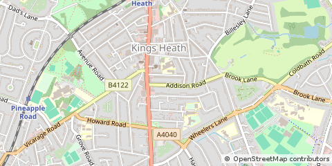 Map of Birmingham