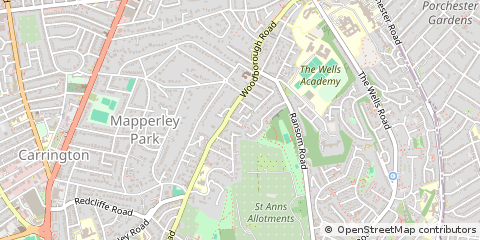 Map of Nottingham