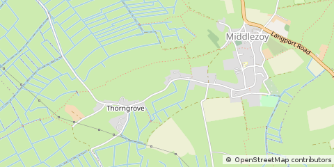 Map of Bridgwater, Somerset