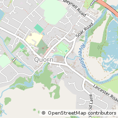 Map of Loughborough, Leicestershire