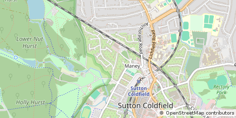 Map of West Midlands