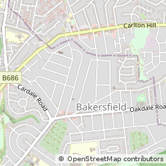 Map of Nottingham, Nottinghamshire