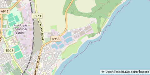 Map of Kirkcaldy, Fife