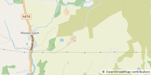 Map of Neath