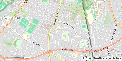 Map of Leicester