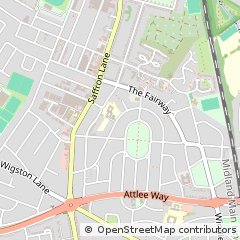 Map of Leicester