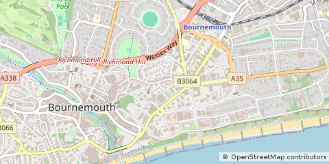 Map of Bournemouth