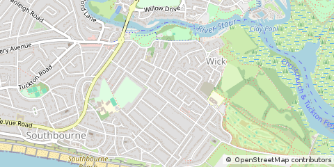 Map of Bournemouth