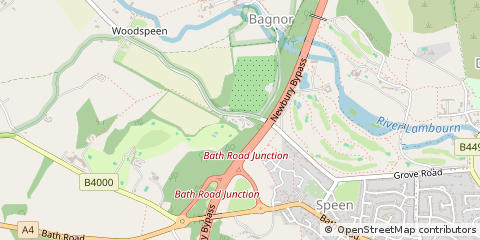 Map of Newbury, Berkshire