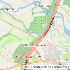 Map of Newbury, Berkshire