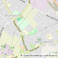 Map of Brampton Bierlow, Rotherham
