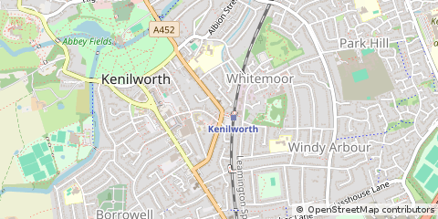 Map of Kenilworth