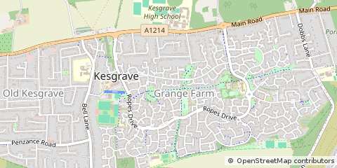 Map of Ipswich, Suffolk
