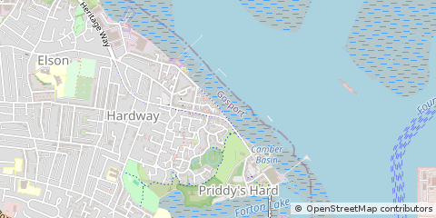 Map of Gosport, Hampshire