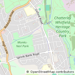 Map of Stoke-on-Trent, Staffordshire