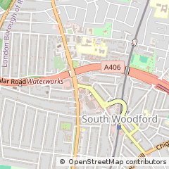 Map of South Woodford, London