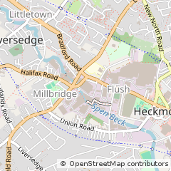 Map of Liversedge, West Yorkshire